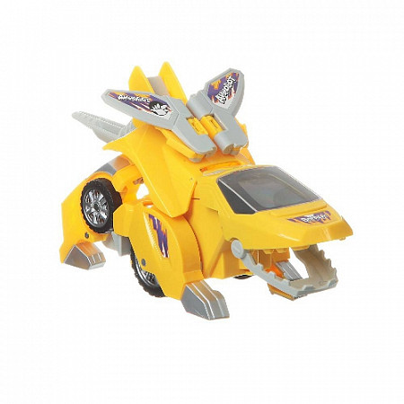 На картинке изображен Диноробот на батарейках ZYE-E0092 yellow Диноробот на батарейках ZYE-E0092 yellow