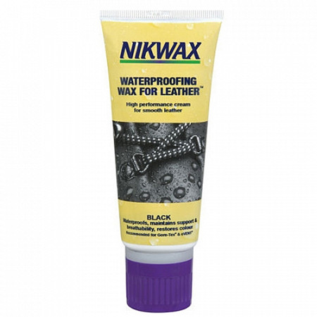 Пропитка водоотталкивающая для кожи Nikwax Waterproofing Wax for Leather black 60 мл