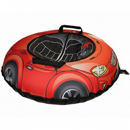 Тюбинг RT Эксклюзив Super Car автокамера 100 см red