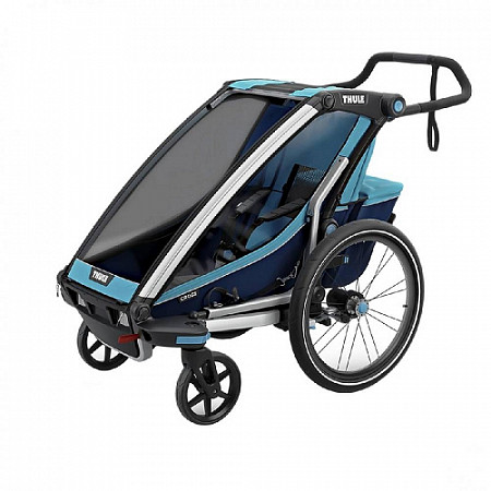 Детская мультиспортивная коляска Thule Chariot Cross1 blue (10202001)