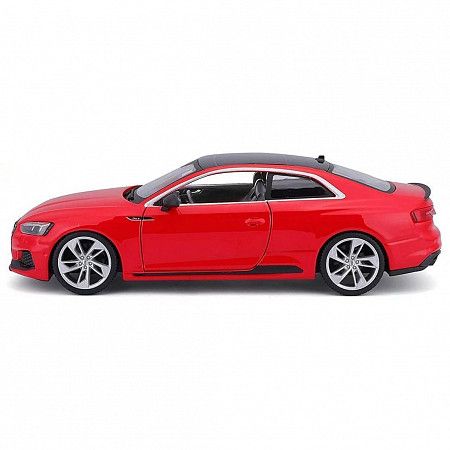 На картинке изображен Машинка Bburago 1:24 Audi RS 5 Coupe (2019) (18-21090) red Машинка Bburago 1:24 Audi RS 5 Coupe (2019) (18-21090) red
