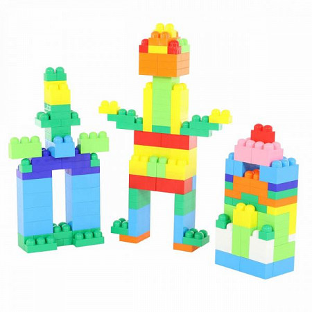 Конструктор Полесье Великан 342 элемента в мешке 7741