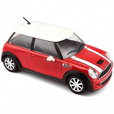 Машинка Bburago 1:24 Mini Cooper S (18-22124) red