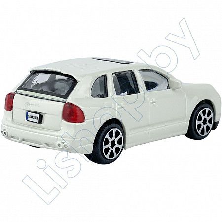 Машинка Bburago 1:43 Porsche Cayenne Turbo (18-30000/18-30217) white