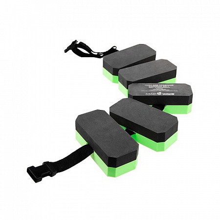 Пояс для обучения плаванию Mad Wave Belt For Training black/green
