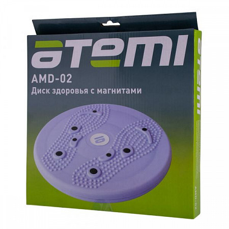 Диск здоровья массажный Atemi AMD02 25 см с магнитами