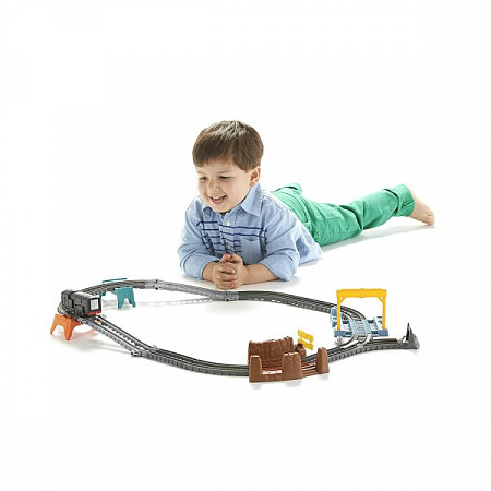 На картинке изображен Игровой набор Fisher Price Построй свою железную дорогу 3 в 1 CFF95 Игровой набор Fisher Price Построй свою железную дорогу 3 в 1 CFF95