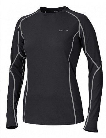 Джемпер женский Marmot ThermalClime Pro LS Crew black