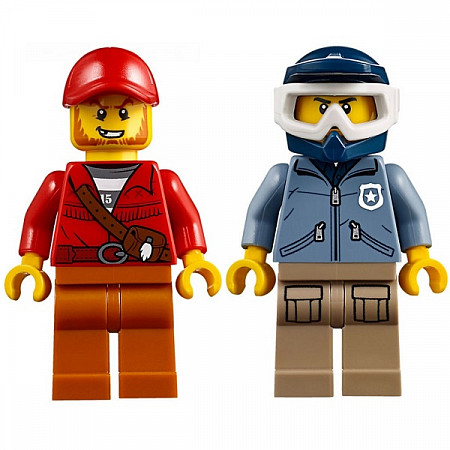 На картинке изображен Конструктор LEGO City Погоня на внедорожниках 60170 Конструктор LEGO City Погоня на внедорожниках 60170