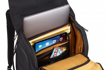 На картинке изображен Рюкзак для ноутбука Thule Paramount Backpack PARABP2216BLK black (3204216) Рюкзак для ноутбука Thule Paramount Backpack PARABP2216BLK black (3204216)