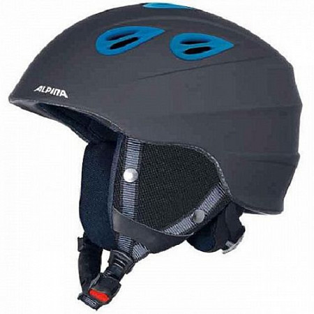Шлем горнолыжный Alpina Junta 2.0 Black Matt Blue