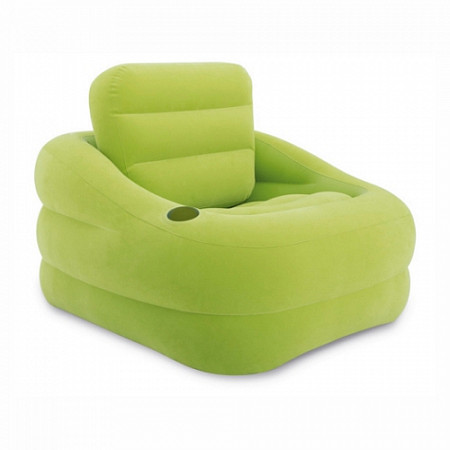 Надувное кресло Intex Accent 68586 green