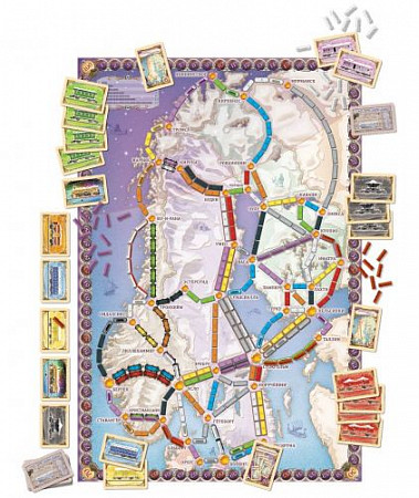 Настольная игра Hobby World Ticket to Ride: Северные страны 1702