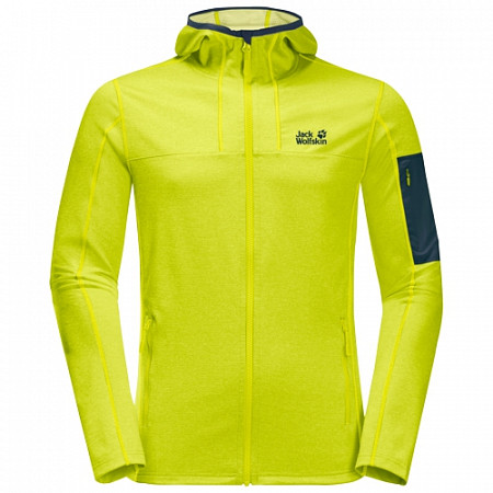 Спортивная куртка мужская Jack Wolfskin Milford Hooded Jacket M flashing green