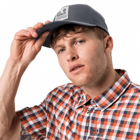 Бейсболка мужская Jack Wolfskin 365 Baseball Cap pebble grey 1908343-6505