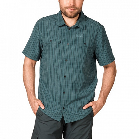 Рубашка мужская Jack Wolfskin Thompson Shirt Men green