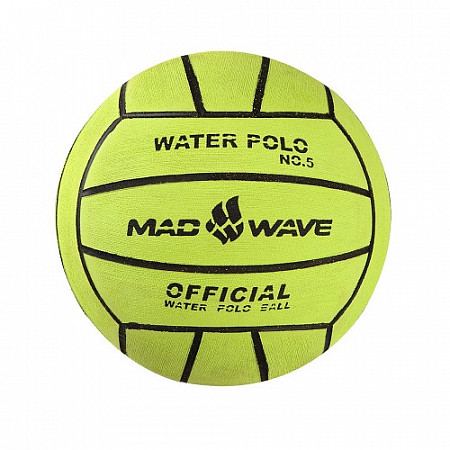Мяч для водного поло Mad Wave green