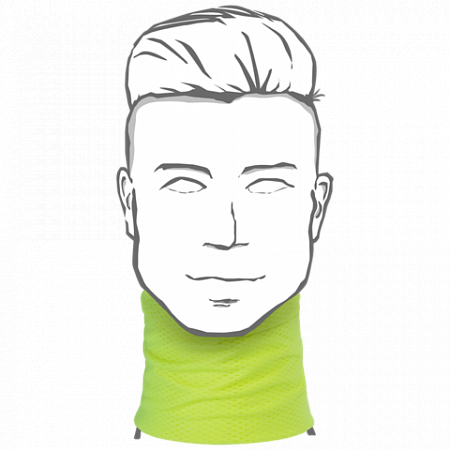 Полотенце Jack Wolfskin Ultra Cool Towel S neon yellow 8006451-3040