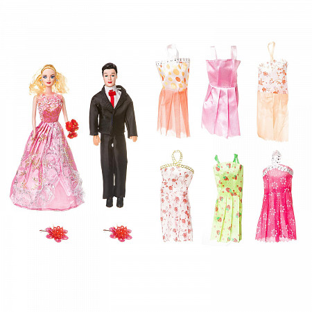 Куклы влюбленная пара с аксессуарами Fashion World 88240B