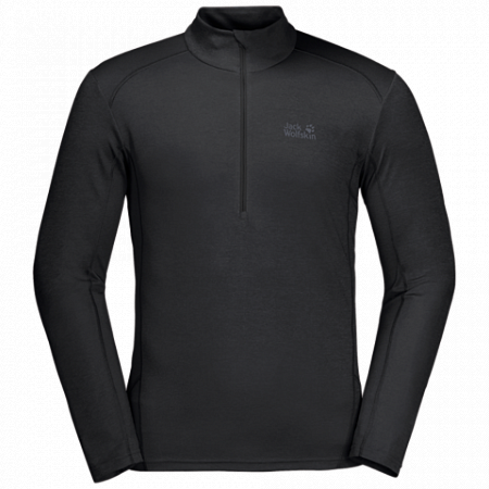 Пуловер мужский Jack Wolfskin Sky Range Halfzip M black