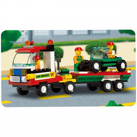 Конструктор Sluban Городская серия Станция техобслуживания M38-B2500