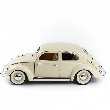 Машинка Bburago 1:18 Volkswagen Kafer-Beetle 1955 (18-12029) cream