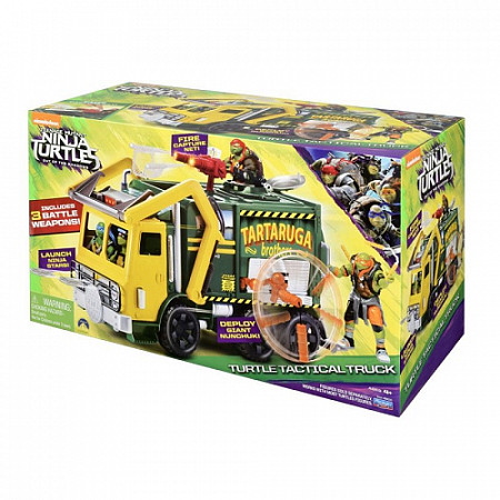 На картинке изображен Игрушка Turtles Мусоровоз Черепашек-ниндзя, серия Movie Line 2016 89331T Игрушка Turtles Мусоровоз Черепашек-ниндзя, серия Movie Line 2016 89331T