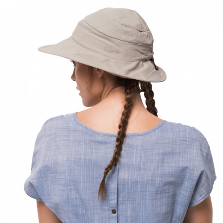 Шляпа летняя женская Jack Wolfskin Supplex Atacama Hat Women light sand 1905832-5505