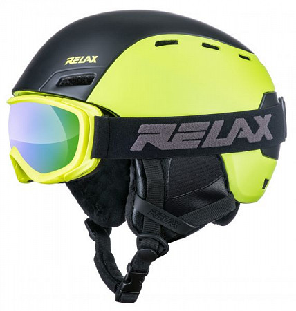 Шлем горнолыжный Relax Combo RH25C yellow