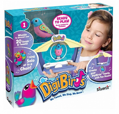 Игровой набор DigiFriends Большой дом для птиц 88026S green/blue