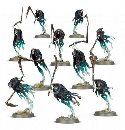 На картинке изображен Фигурки Games Workshop Warhammer: Nighthaunt Grimghast Reapers 91-26 Фигурки Games Workshop Warhammer: Nighthaunt Grimghast Reapers 91-26