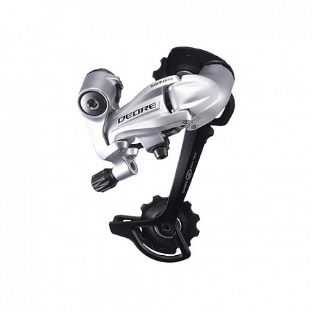 На картинке изображен Переключатель задний Shimano RD-M591-SGS DEORE, 9 скоростей, KRDM591SGSS Переключатель задний Shimano RD-M591-SGS DEORE, 9 скоростей, KRDM591SGSS