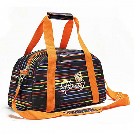 Дорожная сумка Polar 5999 orange/black