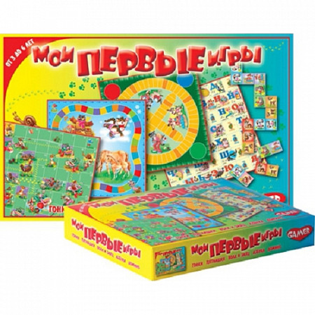 На картинке изображен Настольная игра Dream Makers Мои первые игры 8005H Настольная игра Dream Makers Мои первые игры 8005H