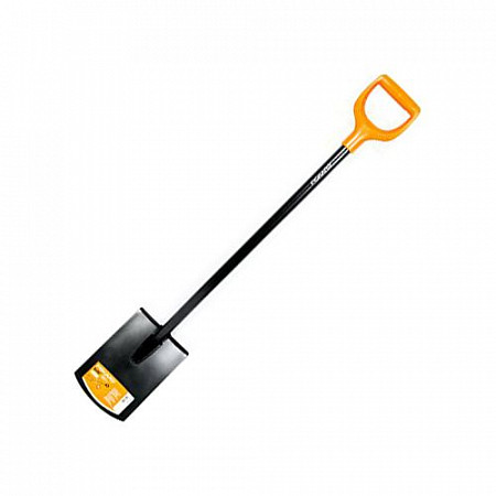 Лопата штыковая с закругл,лезвием Fiskars Solid 1026683