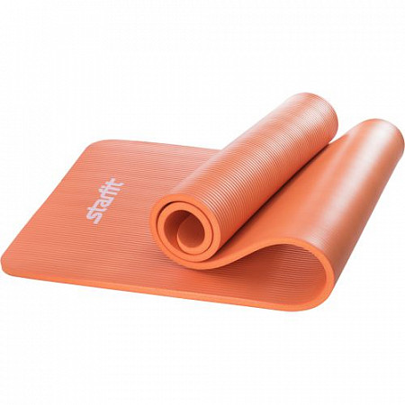 Гимнастический коврик для йоги, фитнеса Starfit FM-301 NBR orange (183x58x1,5)