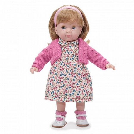 Кукла JC Toys Карла 36 см В цветочном платье и розовом кардигане 30001