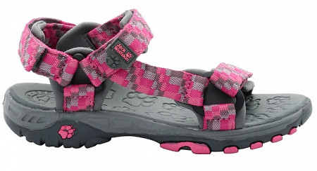 На картинке изображен Сандалии детские Jack Wolfskin Kids Seven Seas pink Сандалии детские Jack Wolfskin Kids Seven Seas pink