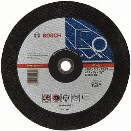 Круг отрезной Bosch 30x0,32x2,22 см 2608600649