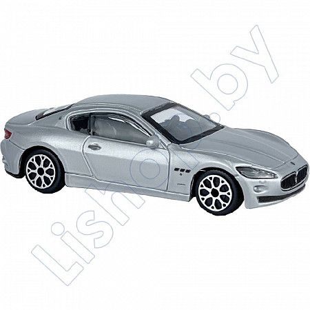 Машинка Bburago 1:43 Maserati GranTurismo 2008 (18-30000/18-30186) silver