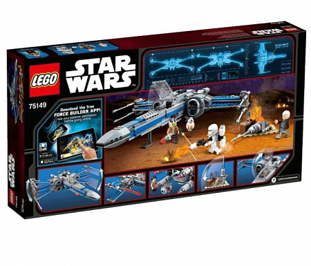 На картинке изображен Конструктор LEGO Истребитель сопротивления типа икс 75149 Конструктор LEGO Истребитель сопротивления типа икс 75149