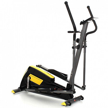 На картинке изображен Эллиптический тренажер Atlas Sport Fenix black/yellow Эллиптический тренажер Atlas Sport Fenix black/yellow