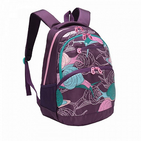 На картинке изображен Рюкзак GRIZZLY RD-951-1 purple snails Рюкзак GRIZZLY RD-951-1 purple snails