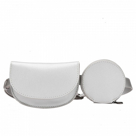 Поясная сумка женская Ors Oro OMS-0155 white