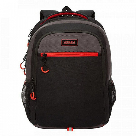 Городской рюкзак GRIZZLY RU-132-4 / 1 black/red