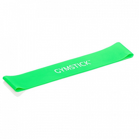 На картинке изображен Лента для фитнесса HMS Mini Band Light 25x5 см 532GY611671 green Лента для фитнесса HMS Mini Band Light 25x5 см 532GY611671 green