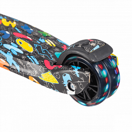 Самокат детский Tech Team Tiger Print 2020 Fire