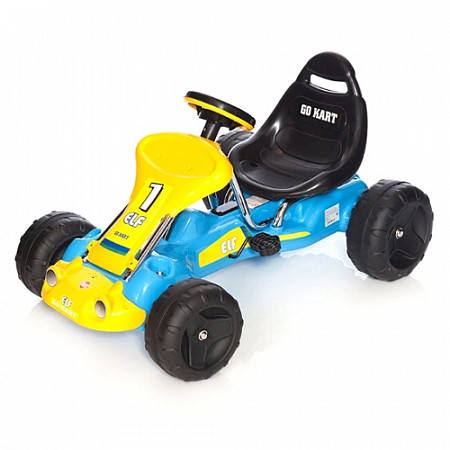 Машина педальная Карт PB-9788a light blue