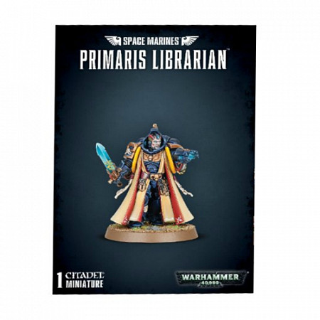 На картинке изображен Фигурка Games Workshop Warhammer: Space Marines Primaris Librarian Фигурка Games Workshop Warhammer: Space Marines Primaris Librarian