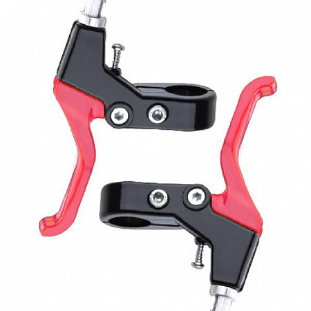 На картинке изображен Велоручки тормозные детские Vinca VB 61 red Велоручки тормозные детские Vinca VB 61 red